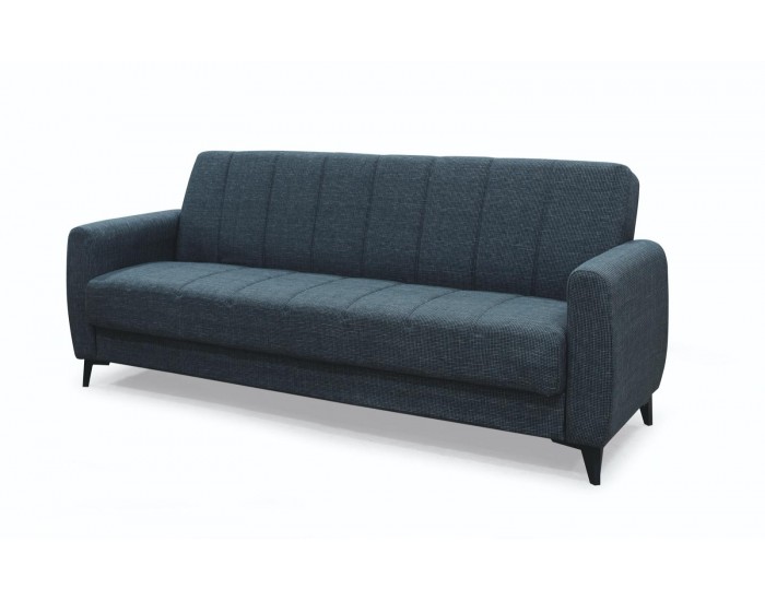 Диван тройка HILTON, Разтегателен, Черен пепит Диван тройка HILTON, Разтегателен, Черен пепит