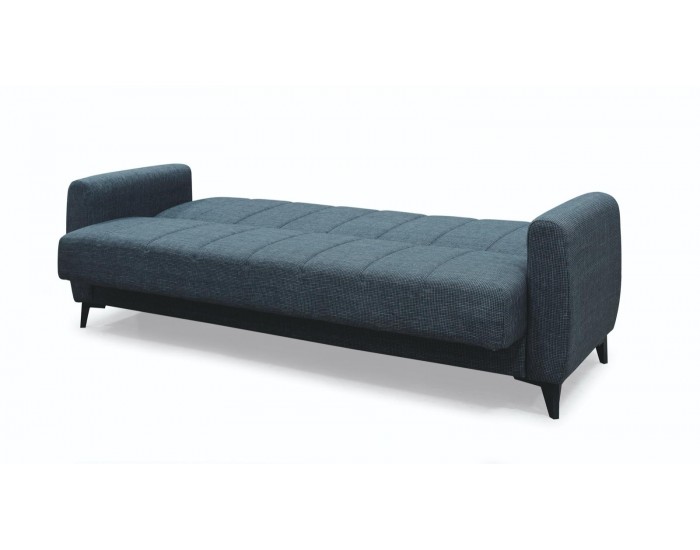 Диван тройка HILTON, Разтегателен, Черен пепит Диван тройка HILTON, Разтегателен, Черен пепит