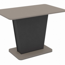 Трапезна маса LALI 120, разтегателна, лате и черно - Bogdan Furniture Europe