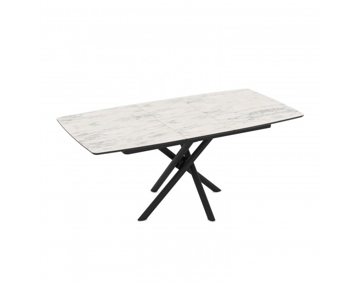 Трапезна маса KATRIN, Разтегателна, Бял мрамор