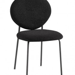 Трапезен стол Мебели Бодган К322-Е20, черен - Трапезни столове
