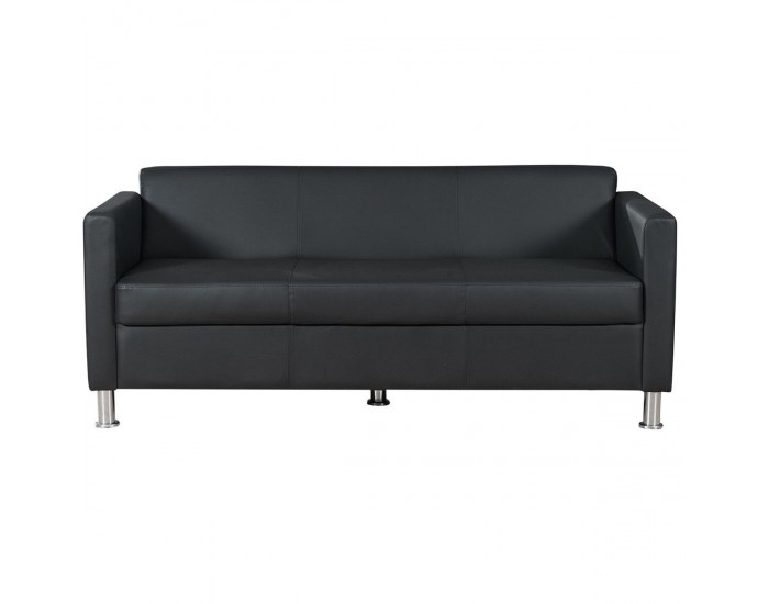 Диван CUBO, черен, 3 места