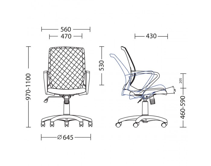 Детски стол Fly Astro Planets