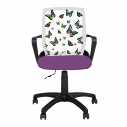 Детски стол Fly Black Butterfly - Детски столове