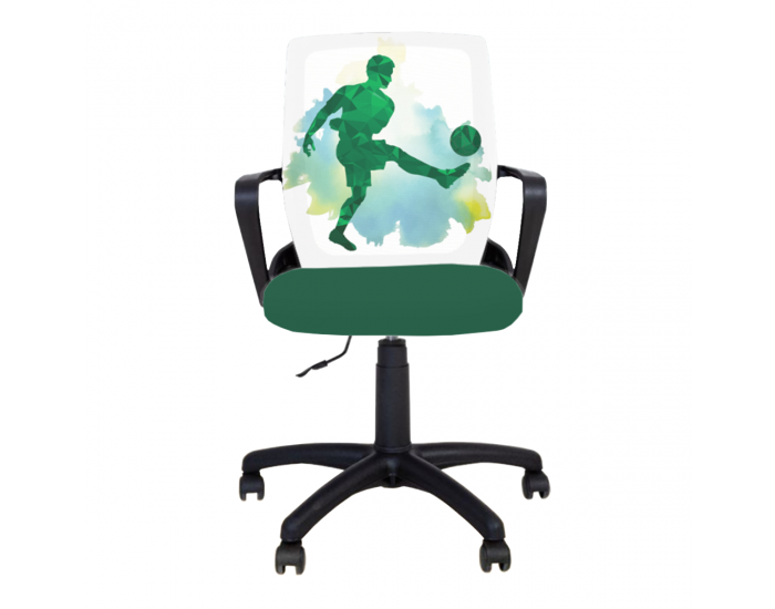 Детски стол Fly Black Football Green Детски стол Fly Black Football Green