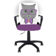 Детски стол Fly Black Purple Cat