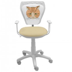Детски стол Ministyle White Kitten - Furnit