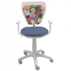 Детски стол Ministyle White Pearl Buttons - Детски столове