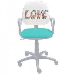 Детски стол Regal White Love - Детски столове