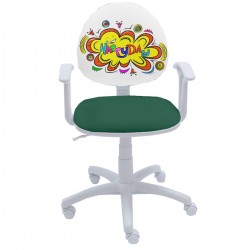 Детски стол Smart White Happy Day - Детски столове