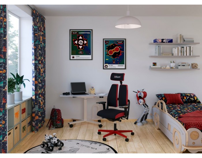 Геймърски стол XiliumG, червен