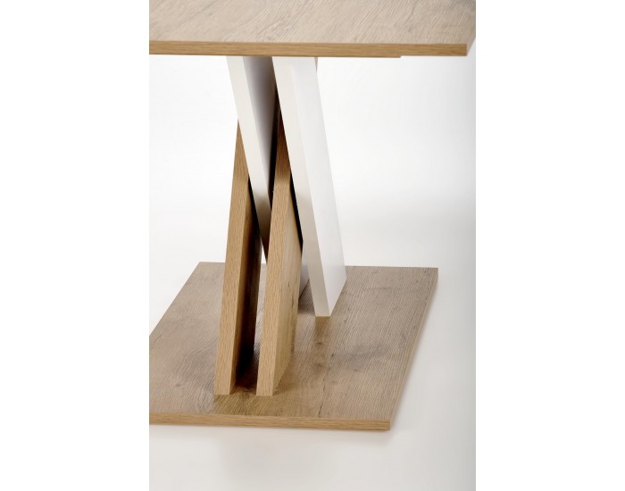 Разтегателна маса XARELTO, дъб ланселот и бяло