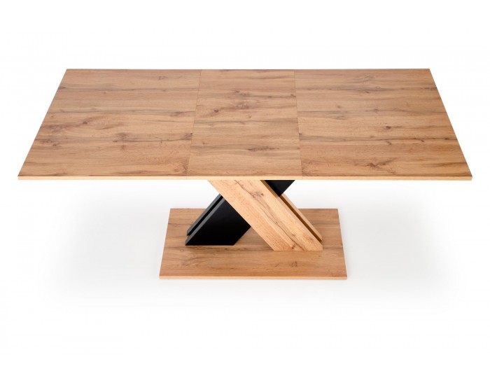 Разтегателна маса XARELTO, дъб вотан и черно