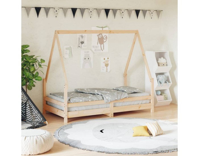 Sonata H Рамка за детско легло 80x160 см масивна борова дървесина