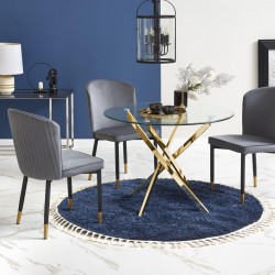 Трапезна маса BM-Raymond 1, златно - Halmar