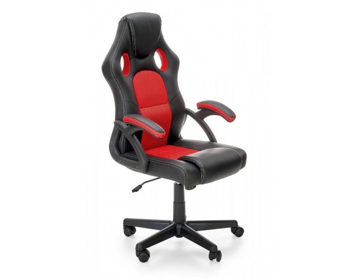 Офис стол BM-Berkel, черно и червено