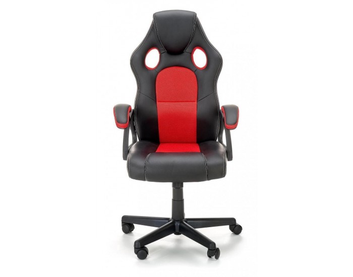 Офис стол BM-Berkel, черно и червено