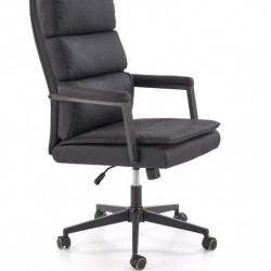 Офис стол Adriano 2, въртящ се, еко кожа, черен - Офис столове