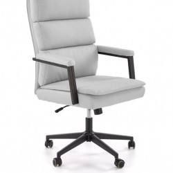 Офис стол Adriano 2, въртящ се, еко кожа, светло сив - Офис столове