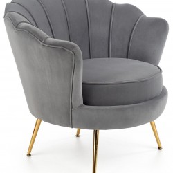 Кресло BM-Amorinito 1, светло сиво - Мека мебел