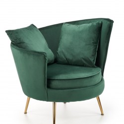Кресло BM-Almond 1, зелено - Мека мебел