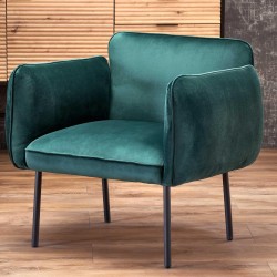 Кресло BM-Brasil 1, зелено - Мека мебел
