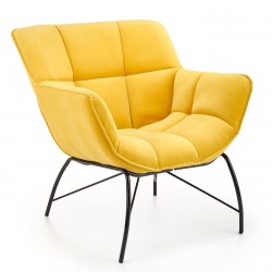 Кресло BM-Belton 1, жълт - Мека мебел
