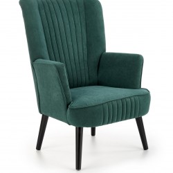 Кресло BM-Delgado 1, тъмнозелено - Мека мебел