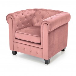 Кресло BM-Eriksen 1, розово - Мека мебел