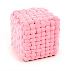 Табуретка BM-Rubik 1, розов - Мека мебел