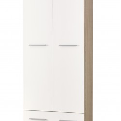 Етажерка BM-Lima Reg-2 1, дъб сонома и бяло - Гардероби