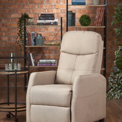 Кресло BM-Felipe 1, бежов - Фотьойли