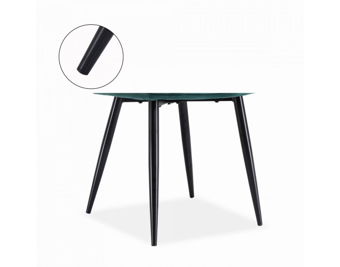 Трапезен стол KH 487, тъмнозелен