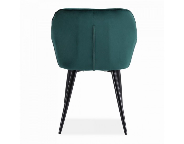 Трапезен стол KH 487, тъмнозелен