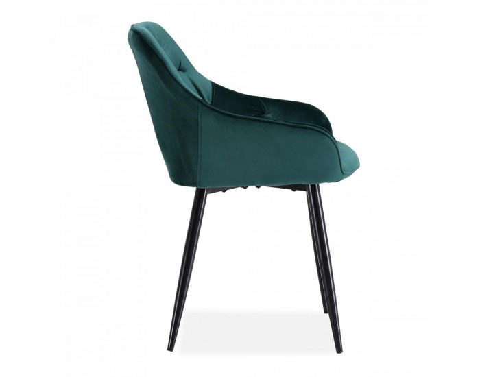 Трапезен стол KH 487, тъмнозелен