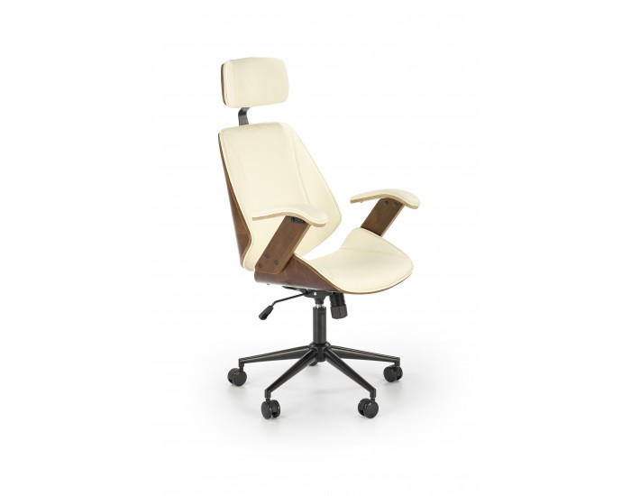 Офис стол BM-Ignazio 1, орех и крем