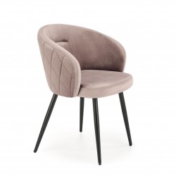 Трапезен стол KH430, бежов - Трапезни столове