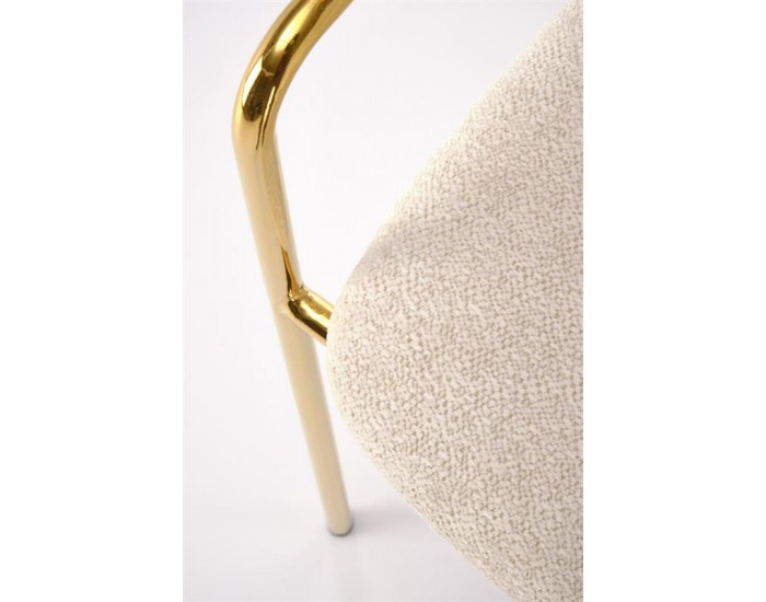 Трапезен стол модел К 537, Кремав