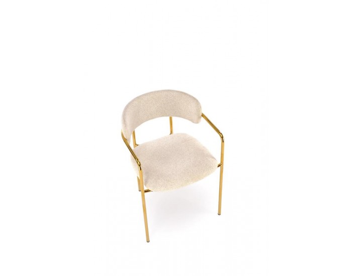 Трапезен стол модел К 537, Кремав