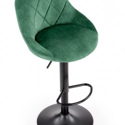 Бар стол BM-H 101, тъмнозелен - Бар столове