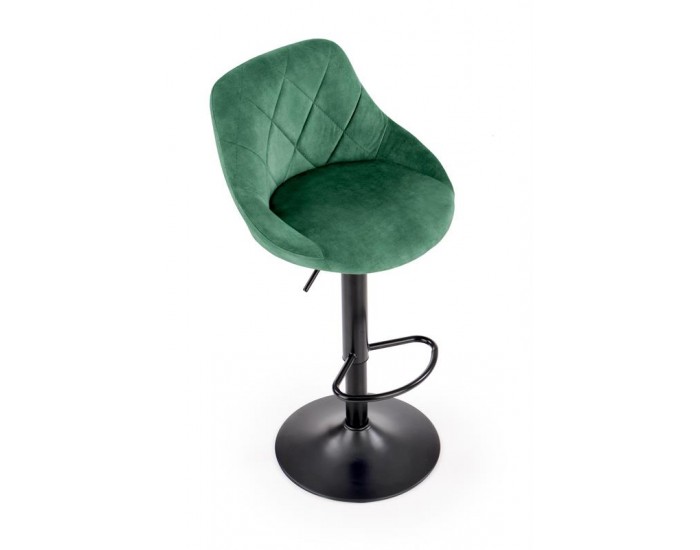 Бар стол BM-H 101, тъмнозелен