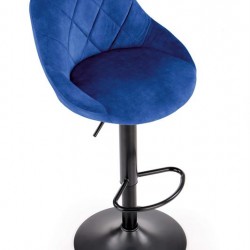 Бар стол BM-H 101, син - Бар столове