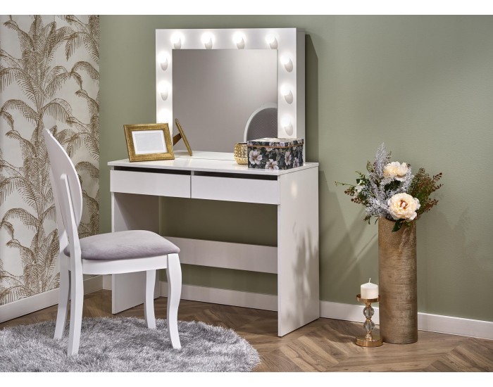 Тоалетка BM-Hollywood 1, бяла