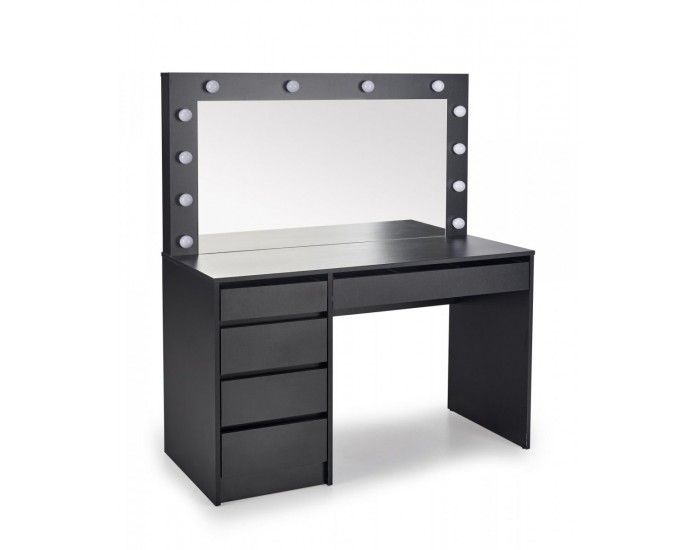 Тоалетка BM-Hollywood XL 1, MDF, черна