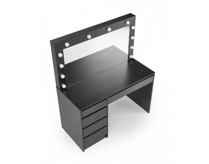 Тоалетка BM-Hollywood XL 1, MDF, черна