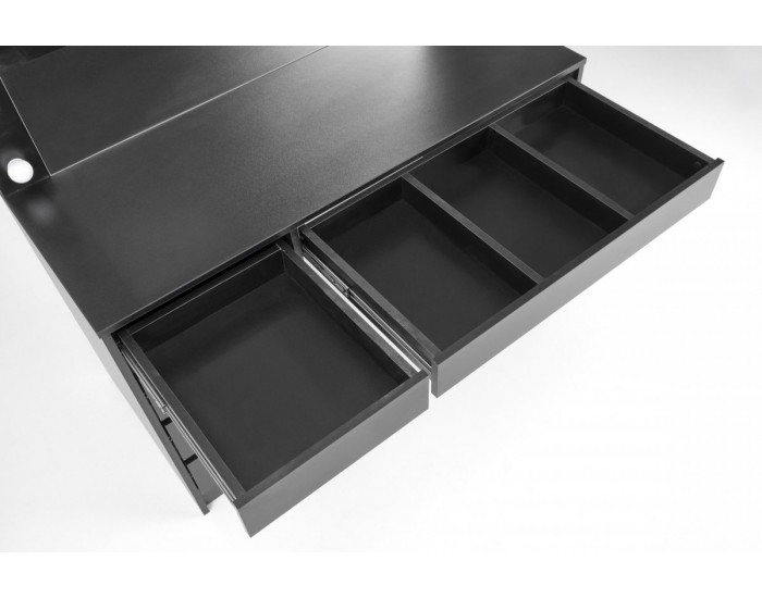 Тоалетка BM-Hollywood XL 1, MDF, черна