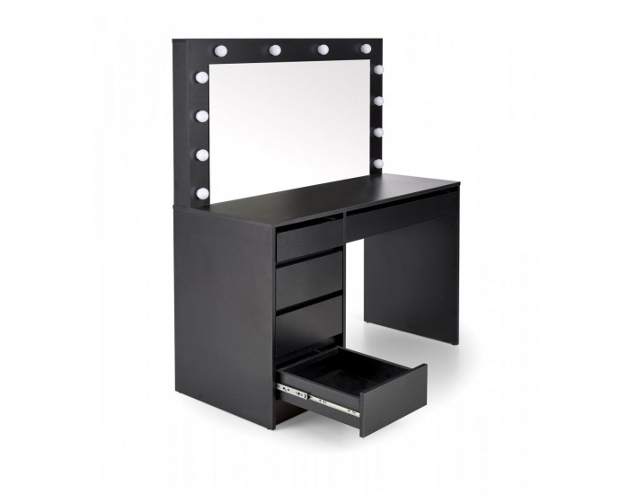 Тоалетка BM-Hollywood XL 1, MDF, черна