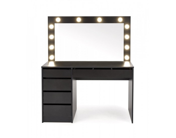 Тоалетка BM-Hollywood XL 1, MDF, черна