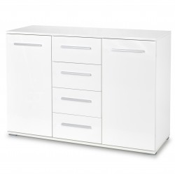 Скрин BM-Lima KM-4 1, бял - Шкафове, Витрини, Модулни секции