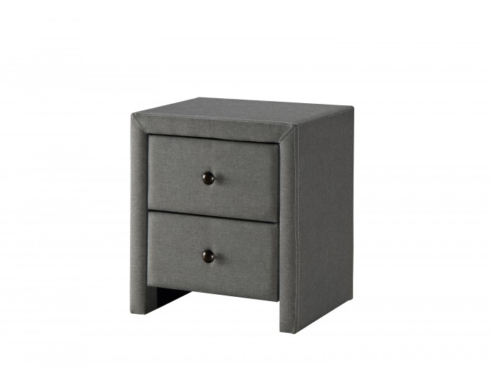 Тапицирано нощно шкафче Prima 2 1, сиво
